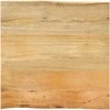 stalviršis 40x40x2,5 cm Live Edge masyvo mango