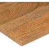 stalviršis su išlenkta 110x80x2,5 cm medžio masyvo grubus mango