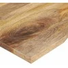 stalviršis su išlenkta 110x80x2,5 cm medžio masyvo grubus mango