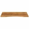 stalviršis su išlenkta 80x50x2,5 cm medžio masyvo grubus mango