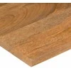 stalviršis su išlenkta 80x50x2,5 cm medžio masyvo grubus mango