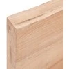 Stalviršis, šviesiai rudas, 100x40x(2-6) cm, medienos masyvas