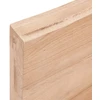 Stalviršis, šviesiai rudas, 100x60x(2-6) cm, medienos masyvas