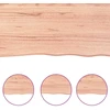 Stalviršis, šviesiai rudas, 140x50x(2-6) cm, medienos masyvas
