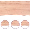 Stalviršis, šviesiai rudas, 180x60x(2-4) cm, medienos masyvas