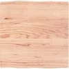 Stalviršis, šviesiai rudas, 60x60x(2-4) cm, medienos masyvas