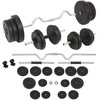 Štangos ir hantelių rinkinys, 60 kg