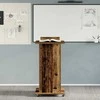 Podiumas su ratu Senas medis 55 x 55 x 107 cm Apdirbta mediena
