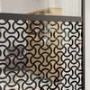 Stiklinės durys 102,5 x 2 x 205 cm Aliuminis Juoda