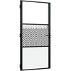 Stiklinės durys 102,5 x 3,5 x 201,5 cm Aliuminis Juoda