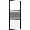 Stiklinės durys 93 x 3,5 x 201,5 cm Aliuminis Juoda