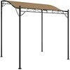 Stoginė, taupe spalvos, 2x2,3m, audinys ir plienas, 180g/m²