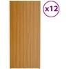 Stogo plokštė 12 pcs Natūrali 100 x 45 cm Galvanizuotas plienas