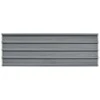 Stogo plokštė 12 pcs Pilka 129 x 45 cm Galvanizuotas plienas