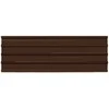 Stogo plokštė 12 pcs Ruda 129 x 45 cm Galvanizuotas plienas