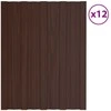 Stogo plokštė 12 pcs Ruda 60 x 45 cm Galvanizuotas plienas