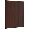 Stogo plokštė 12 pcs Ruda 60 x 45 cm Galvanizuotas plienas