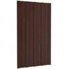 Stogo plokštė 12 pcs Ruda 80 x 45 cm Galvanizuotas plienas