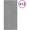 Stogo plokštė 12 pcs Sidabrinė 100 x 45 cm