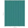 Stogo plokštė 12 pcs Žalia 60 x 45 cm Galvanizuotas plienas