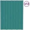 Stogo plokštė 12 pcs Žalia 60 x 45 cm Galvanizuotas plienas