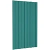 Stogo plokštė 12 pcs Žalia 80 x 45 cm Galvanizuotas plienas