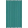 Stogo plokštė 12 vnt. Žalia 80 x 45 cm Galvanizuotas plienas
