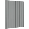 Stogo plokštė 12 vnt. Pilka 60 x 45 cm Galvanizuotas plienas