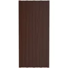 Stogo plokštė 12 vnt. Ruda 100 x 45 cm Galvanizuotas plienas