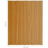 Stogo plokštė 36 pcs Natūrali 60 x 45 cm Galvanizuotas plienas