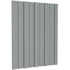 Stogo plokštė 36 pcs Pilka 60 x 45 cm Galvanizuotas plienas