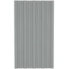 Stogo plokštė 36 pcs Pilka 80 x 45 cm Galvanizuotas plienas