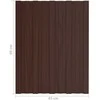Stogo plokštė 36 pcs Ruda 60 x 45 cm Galvanizuotas plienas