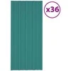 Stogo plokštė 36 pcs Žalia 100 x 45 cm Galvanizuotas plienas