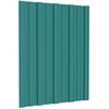 Stogo plokštė 36 pcs Žalia 60 x 45 cm Galvanizuotas plienas