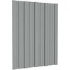 Stogo plokštė 36 vnt. Pilka 60 x 45 cm Galvanizuotas plienas