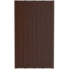 Stogo plokštė 36 vnt. Ruda 80 x 45 cm Galvanizuotas plienas