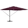 Skėtis nuo saulės Bordo raudona 351 x 250 x 253 cm