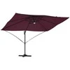 Skėtis nuo saulės Bordo raudona 351 x 250 x 253 cm