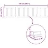 Stogo sniego sargas Raudona 100 x 2,5 x 20 cm Plienas