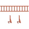 Stogo sniego sargas Raudona 100 x 29,5 x 34,5 cm Plienas