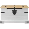 storage box Balta 78 x 78 x 45 cm Kietos pušies mediena