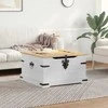 storage box Balta 78 x 78 x 45 cm Kietos pušies mediena