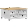 storage box Balta 90 x 78 x 45 cm Kietos pušies mediena