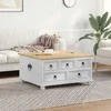 storage box Balta 90 x 78 x 45 cm Kietos pušies mediena