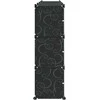 Storage Cube Organizer su 12 kubelių ir durelėmis Juodas PP
