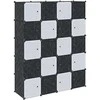 Storage Cube Organizer su 20 kubelių ir pakabinamų strypų PP