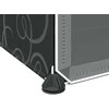 Storage Cube Organizer su 8 kubeliais ir durelėmis Juodas PP