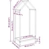 Stovas malkoms, 40x25x90 cm, šaltai valcuotas plienas