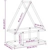 Stovas malkoms, 50x25x60 cm, šaltai valcuotas plienas